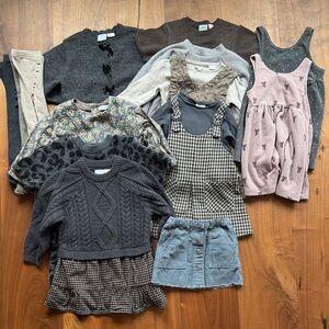 ZARA TODDLER GIRLS / Fall Winter Clothing Pack / 2-3T 14 piece